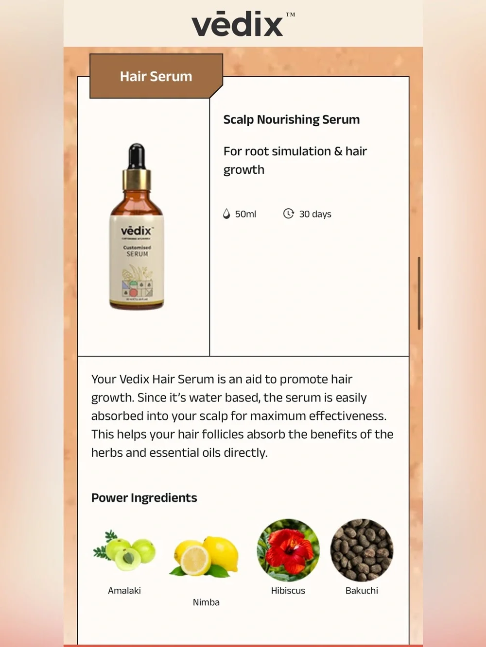 Vedix Anti-Hairfall Regimen ( gift box)